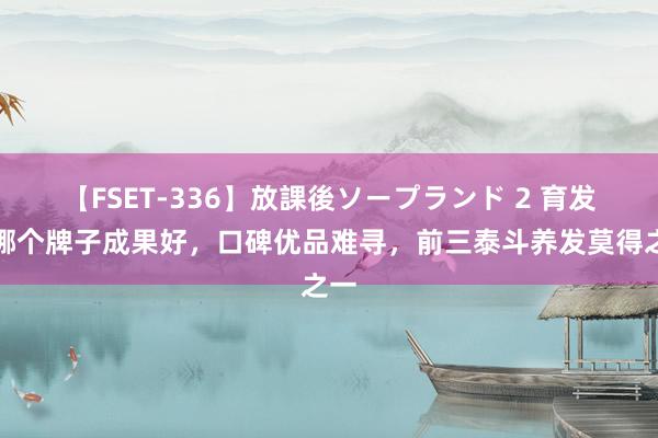   【FSET-336】放課後ソープランド 2 育发液哪个牌子成果好，口碑优品难寻，前三泰斗养发莫得之一