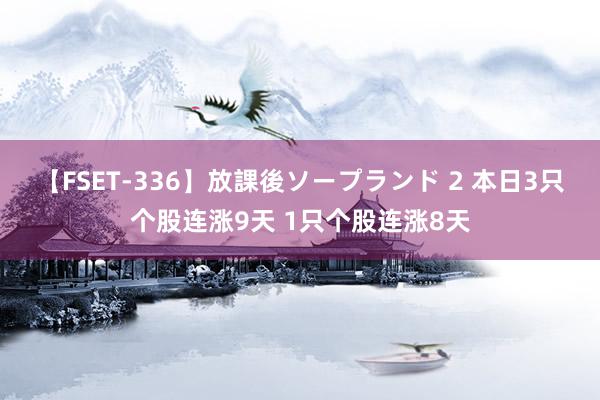 【FSET-336】放課後ソープランド 2 本日3只个股连涨9天 1只个股连涨8天