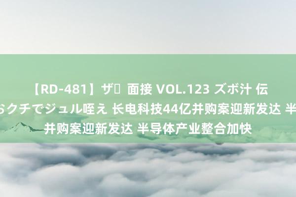   【RD-481】ザ・面接 VOL.123 ズボ汁 伝染 逆面接 上品なおクチでジュル咥え 长电科技44亿并购案迎新发达 半导体产业整合加快